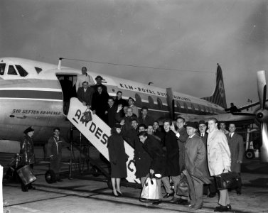 Vertrek Feyenoord-elftal naar Londen, Bestanddeelnr 913-1760