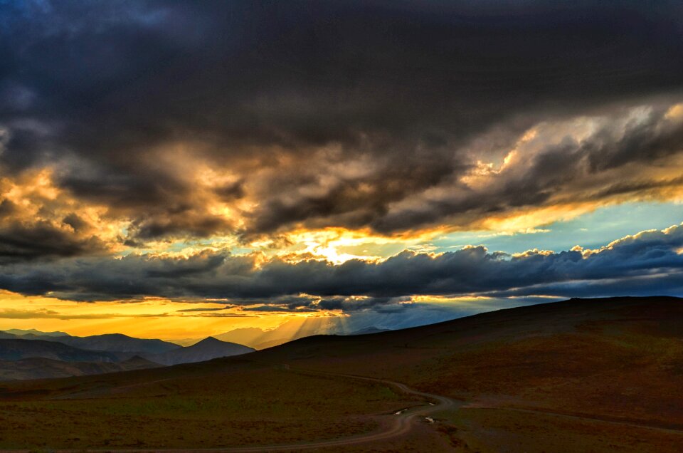 Nature mountain landscape