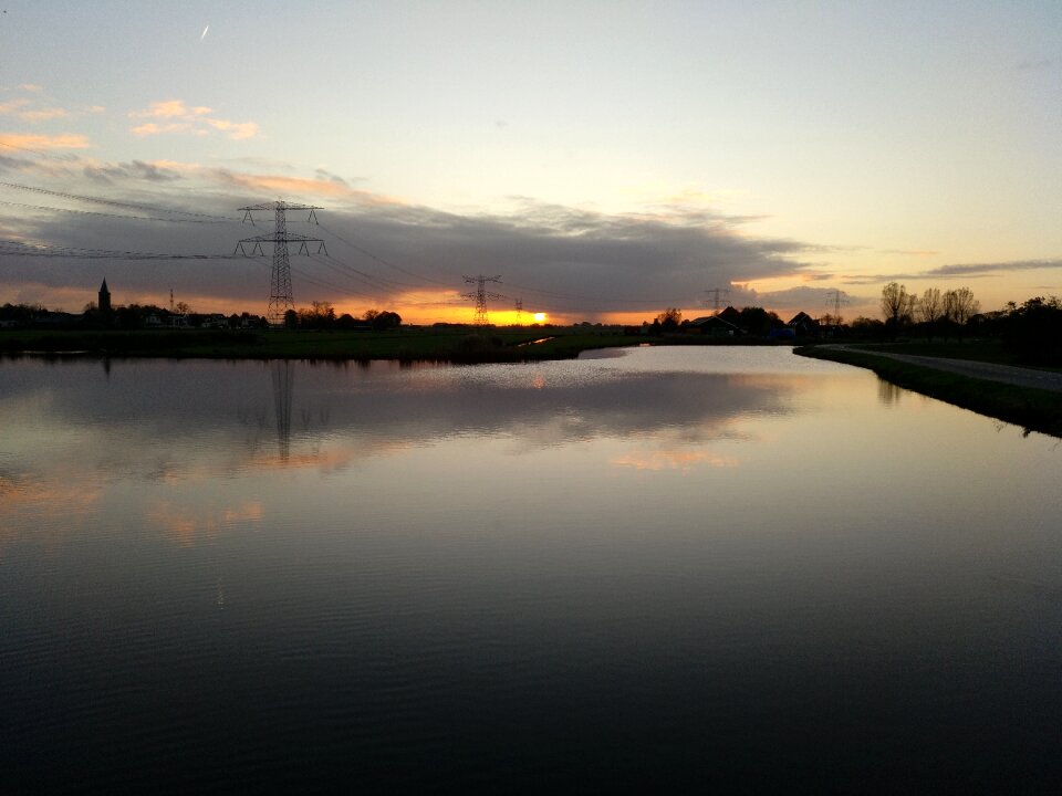Cloud water lake