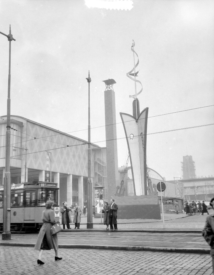 Verlichting Rotterdam o.a. Binnenweg, Bestanddeelnr 906-1610