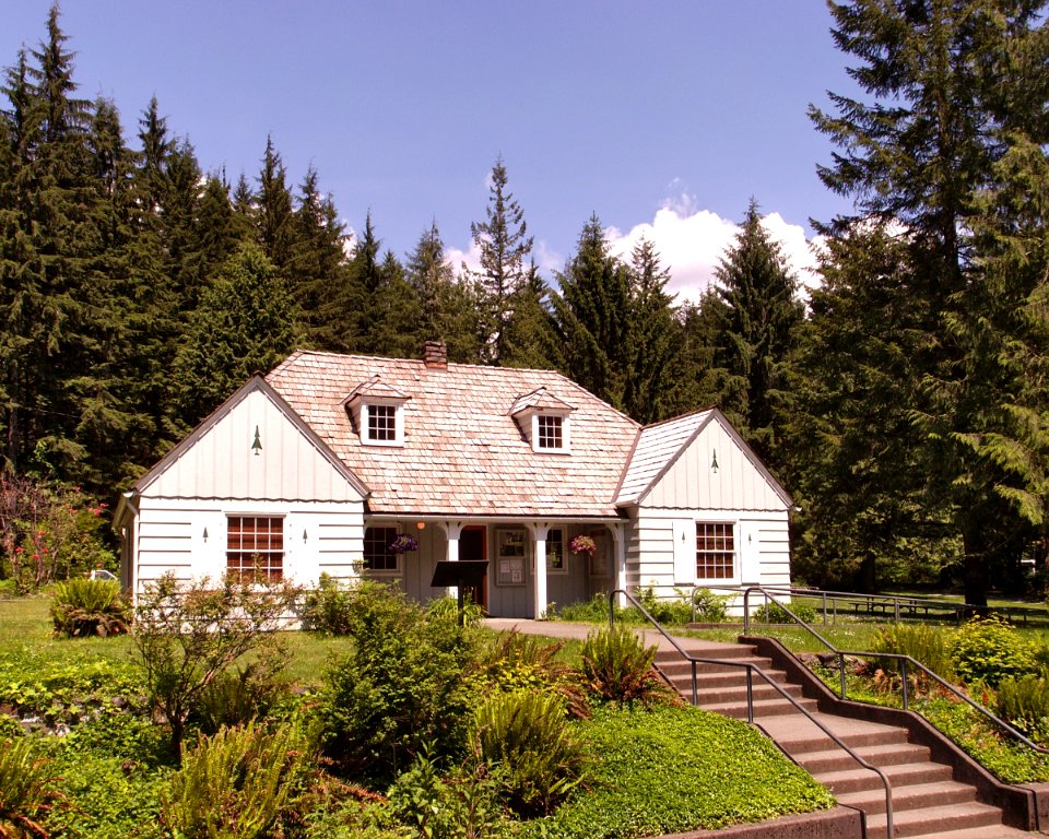 Verlot Ranger Station-Public Service Center front elevation 2014