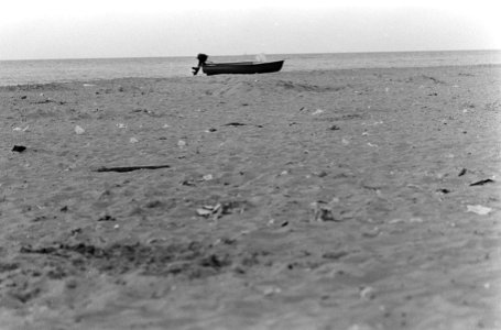 Verontreinigd strand (papier op strand), Bestanddeelnr 920-5347