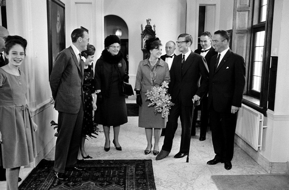 Verloofde paar in Den Haag , Prinses Margriet en Pieter van Vollenhoven in de ha, Bestanddeelnr 917-5294