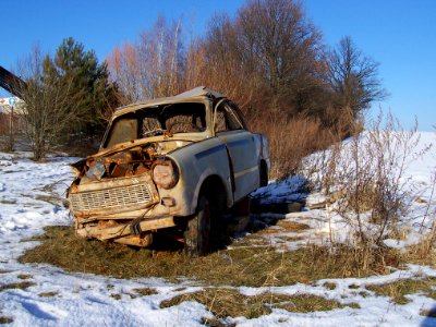 Verrosteter Trabant (2)