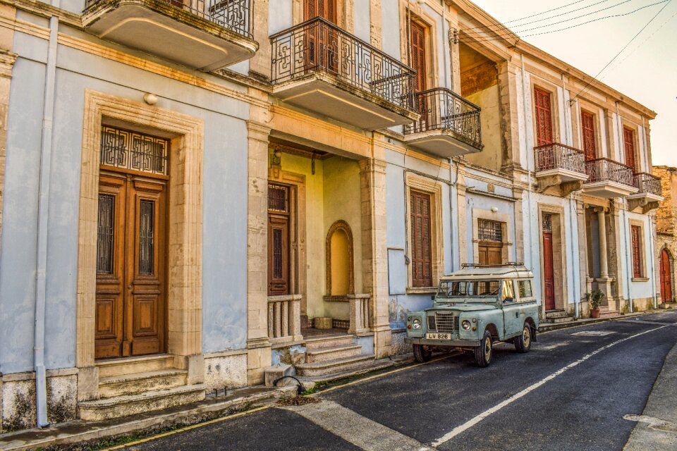 Architecture neoclassic houses