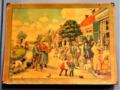 Vertelselplaat bij Hoogeveens verbeterde Leesplank (1)