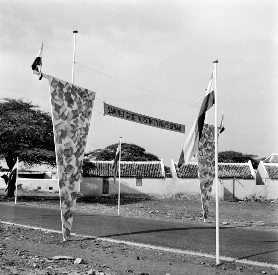 Versiering bij Landhuis Savonet op Curaçao, Bestanddeelnr 252-3496