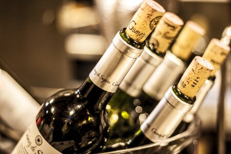 Red wine bottle wine bottle holder