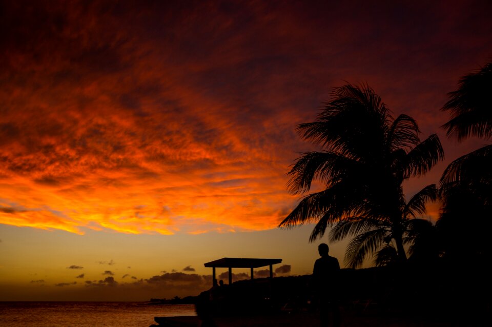 Beach dark shadow