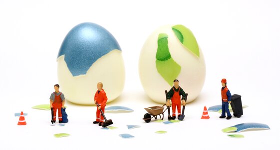 Make clean a street cleaner miniatures