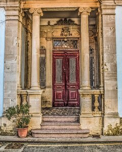 Neoclassic house gate photo