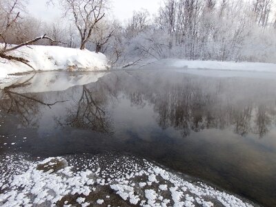 Water for turn the river photo