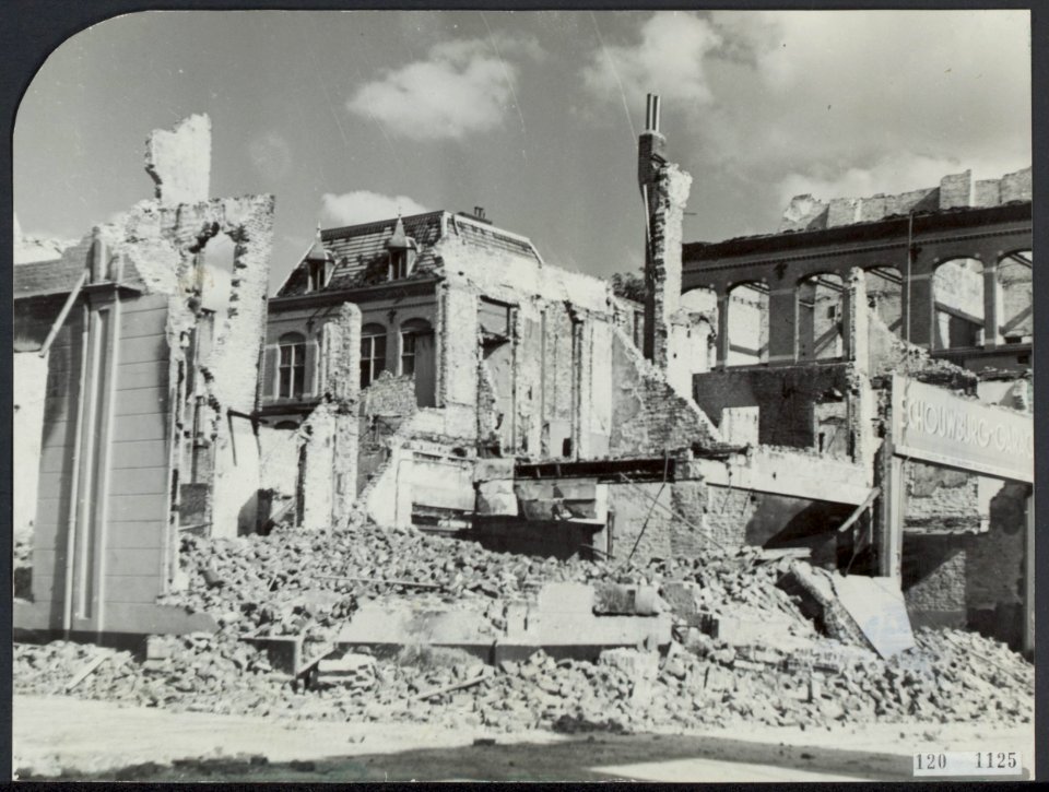 Verwoestingen Arnhem Schouwburg, Bestanddeelnr 120-1125