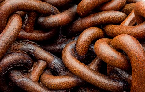 Very rusty chain in rain 1