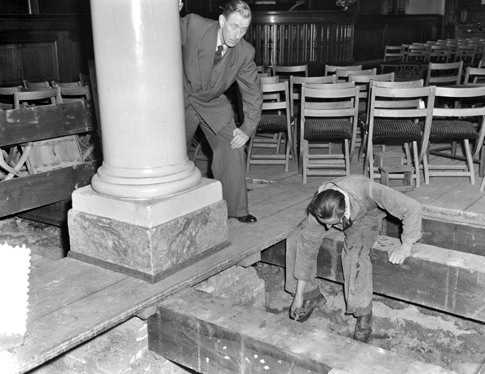 Verzakkingen in Doopsgezinde Kerk Singel Amsterdam, Bestanddeelnr 905-0142