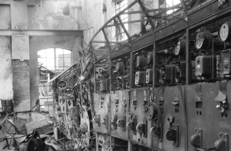 Verwoeste fabriekshal, Bestanddeelnr 5514
