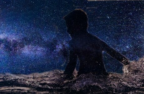 Imagination silhouette night