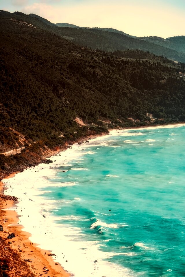 Ocean beach seashore