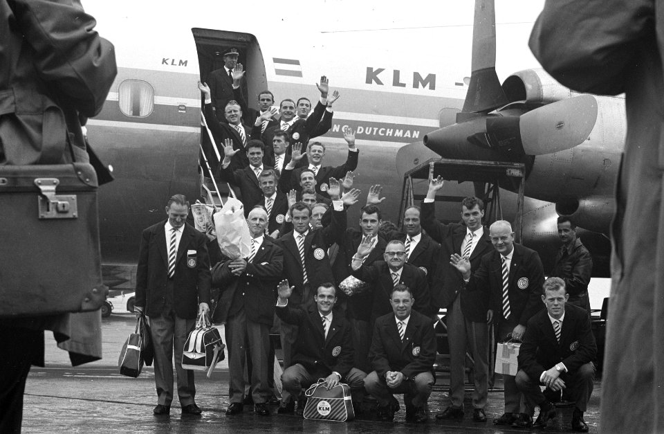Vertrek Blauw-Wit naar Moskou, Bestanddeelnr 912-7971