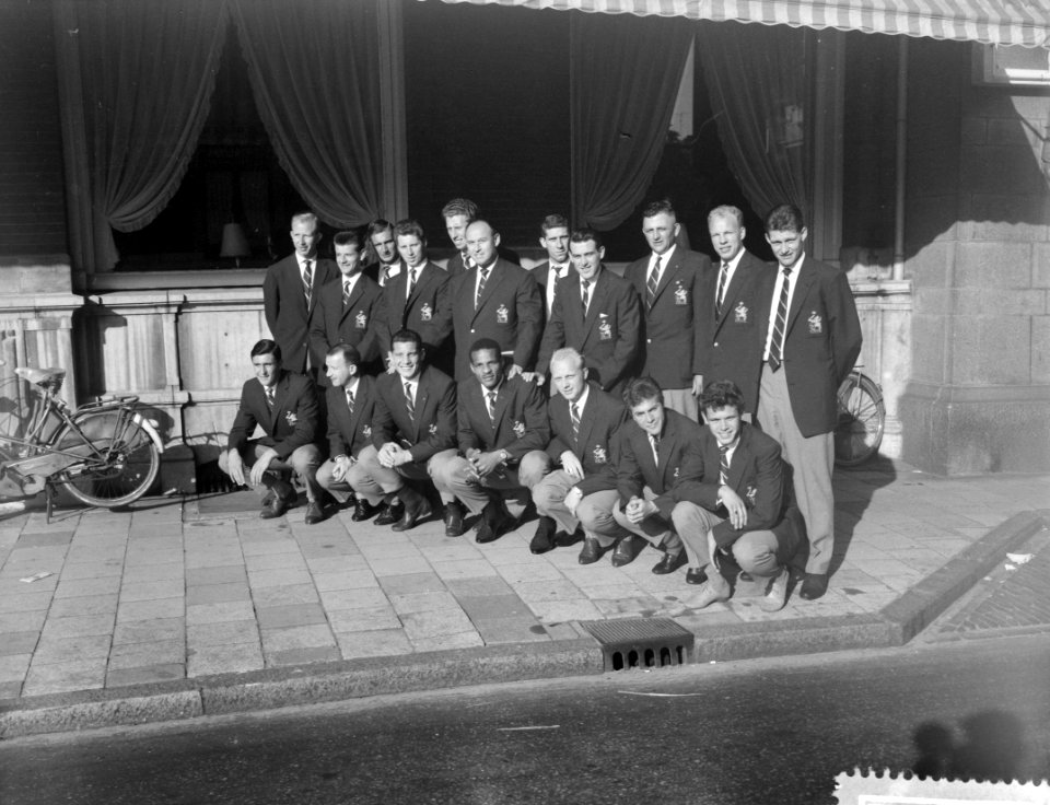 Vertrek Nederlands voetbalelftal naar de Nederlandse Antillen, Bestanddeelnr 911-3583