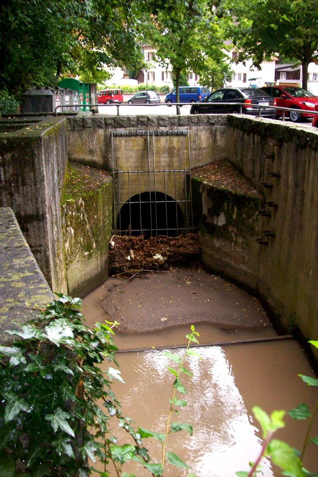 Verdolung Bachgasse Bensheim-Auerbach