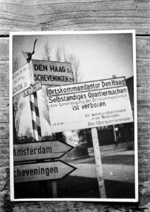 Verbodsbord van de Ortskommandantur, Bestanddeelnr 927-0108