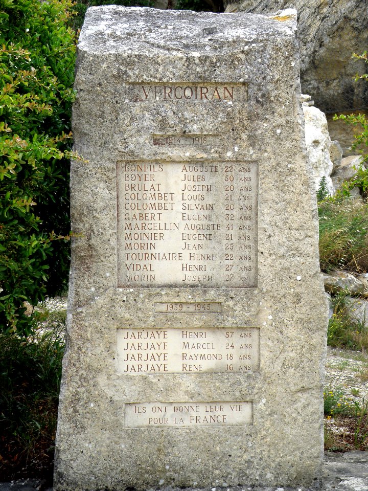 Vercoiran Monument aux morts