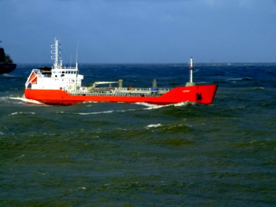 Verdi p2 approaching Port of Rotterdam, Holland 21-Jan-2007