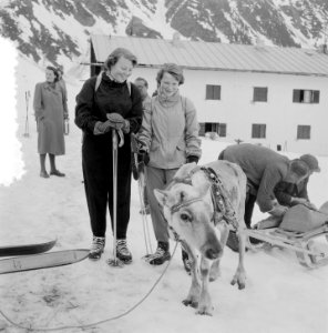Verblijf koningin Juliana en Prins en Prinses Sankt Anton Klosters, Bestanddeelnr 907-0621