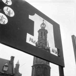 Verkiezingsborden in Amsterdam, Bestanddeelnr 913-6921