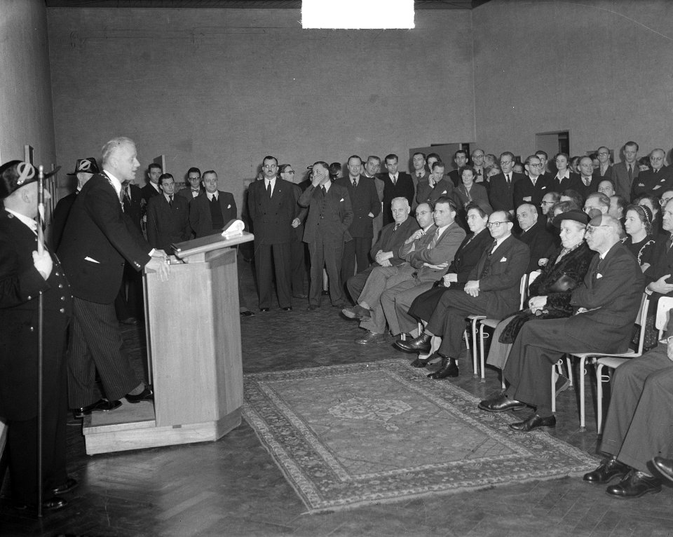 Vereniging De Amsterdamse Pers bestaat 50 jaar. Toespraak van burgemeester d'…, Bestanddeelnr 904-3429