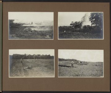 Verbranding van plantenresten bij het schoonmaken van velden ten behoeve van ni…, Bestanddeelnr 830 04
