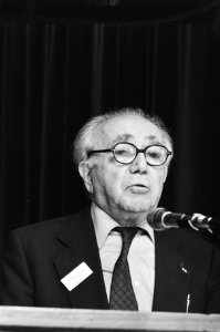 Verenigd Verzet '40-'45 viert 40e verjaardag van de bevrijding voorzitter Veren, Bestanddeelnr 933-4591