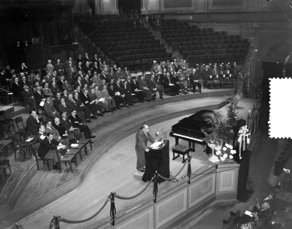Vergadering Jungschlaeger comite Concertgebouw, Bestanddeelnr 907-7333