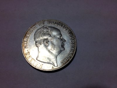 Vereinsthaler Prussia 1859 obverse