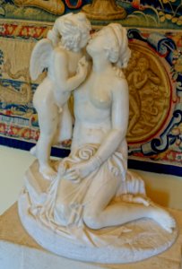 Venus and Cupid, by William Theed the Younger, 1858, marble - Bowood House - Wiltshire, England - DSC00724