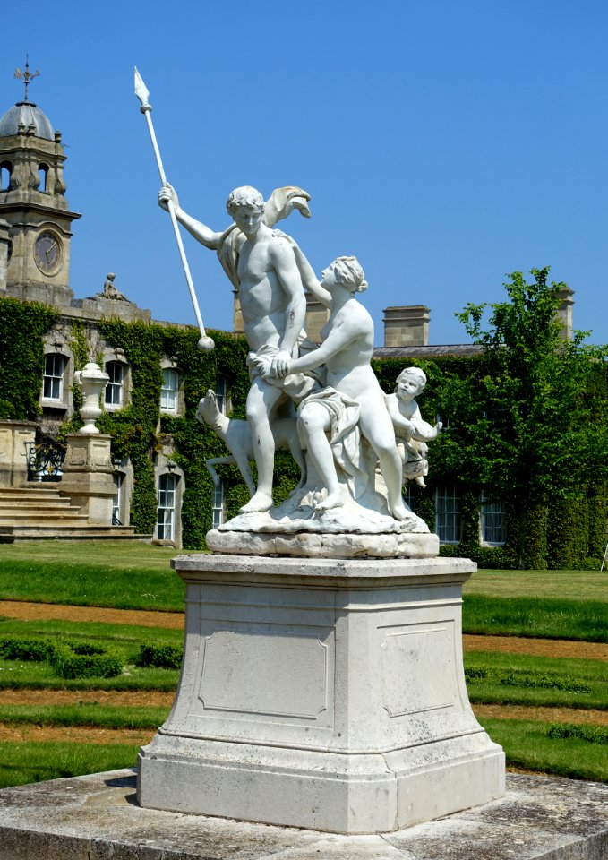 Venus and Adonis by John Cheere, 1700s - Wrest Park - Bedfordshire, England - DSC08327