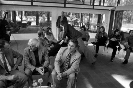 Vergadering Nederlands elftalselectie en KNVB te Zeist over financiele regeling,, Bestanddeelnr 925-8880