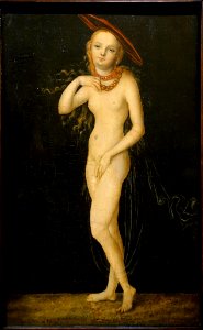 Venus by Lucas Cranach the Elder, c. 1530, oil on wood - Herzog Anton Ulrich-Museum - Braunschweig, Germany - DSC04558