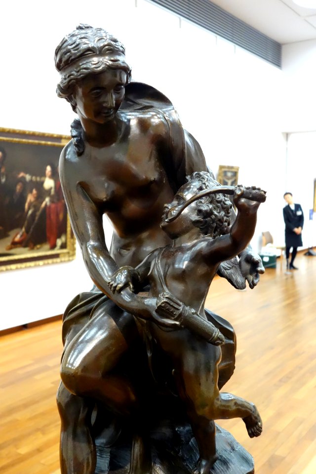 Venus Disarming Cupid by Corneille van Cleve, detail, c. 1700-1710 - National Museum of Western Art, Tokyo - DSC08225