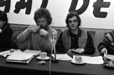 Vergadering BBK in Amsterdam ivm aftreden van de voorzitter, Bestanddeelnr 933-1820