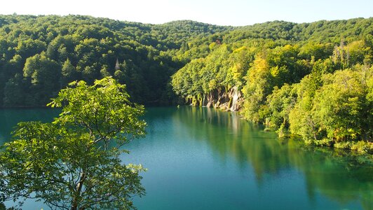 Plitvice lakes waters vacations photo