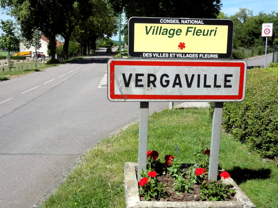 Vergaville (Moselle) entrée