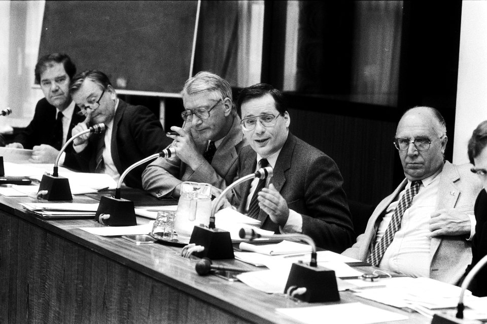 Vergadering van de Tweede Kamercommissies van Onderwijs en WVC over academische , Bestanddeelnr 932-5993