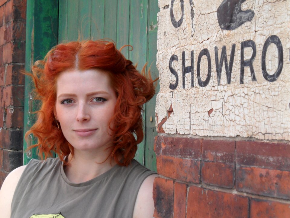 Redhead woman model