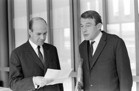 Vergadering D66 in congrescentrum te Amsterdam, voorzitter mr. H.A.F.M.O. van Mi, Bestanddeelnr 919-8907