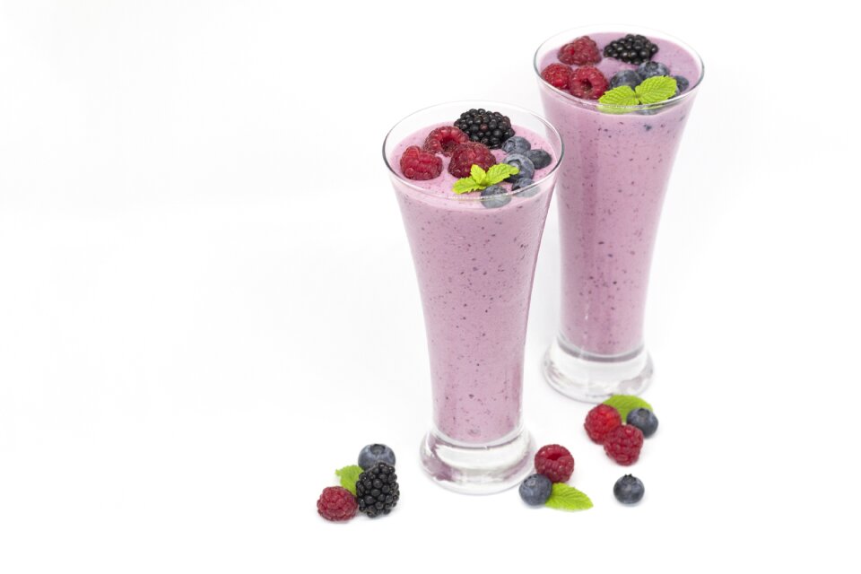 Berry healthy glass