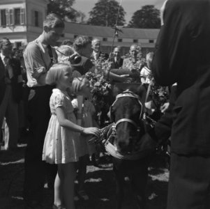 Verjaardag prinses Irene reportage van het kindertuinfeest paleis soestdijk, Bestanddeelnr 900-7038