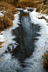 Water for turn the river photo