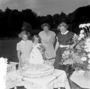 Verjaardag Prinses Irene . Aanbieding cadeau donker negatief, Bestanddeelnr 905-2530